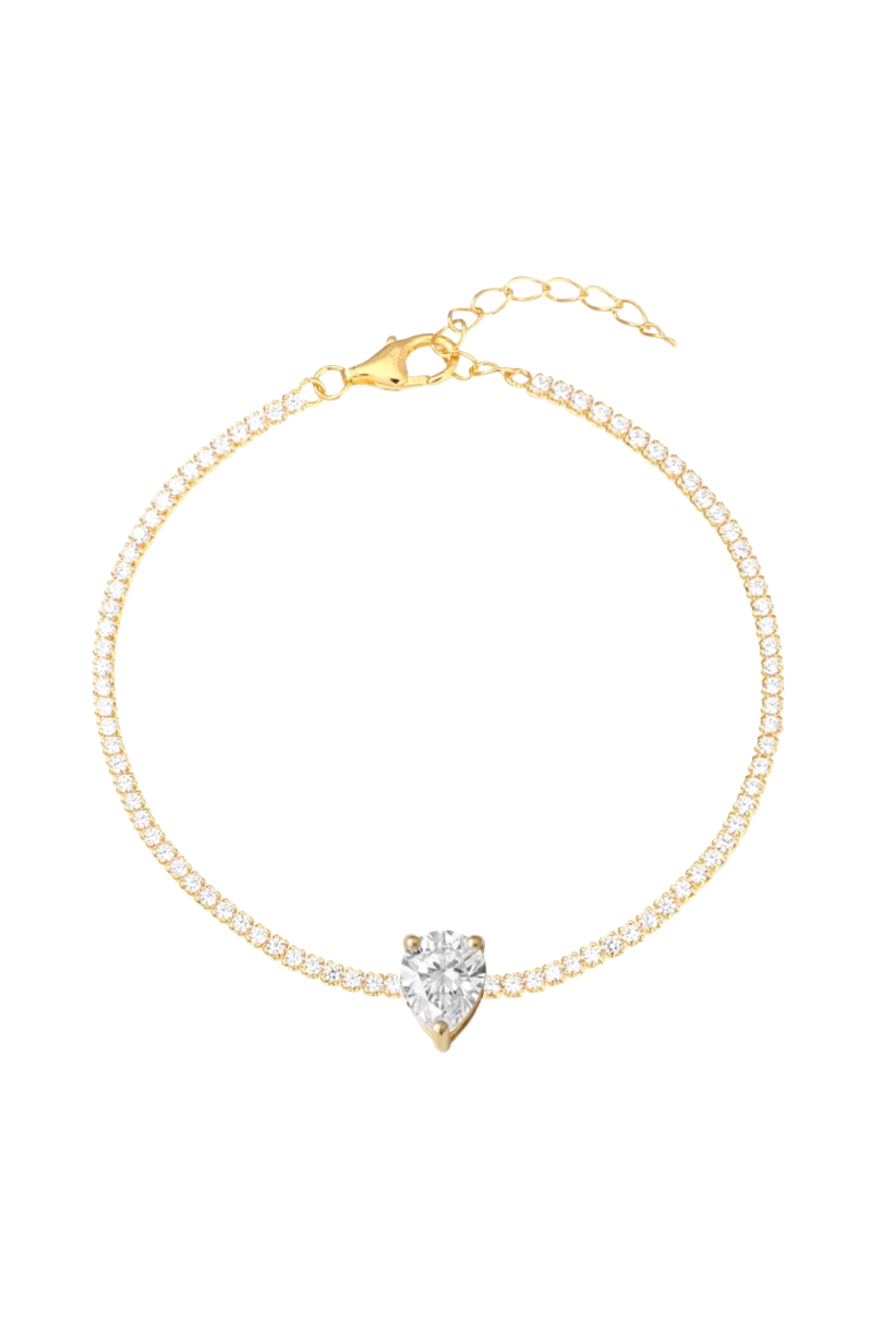 a gold and diamond bracelet